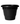 Basic Plastic Round Pot -14 Inch-Black